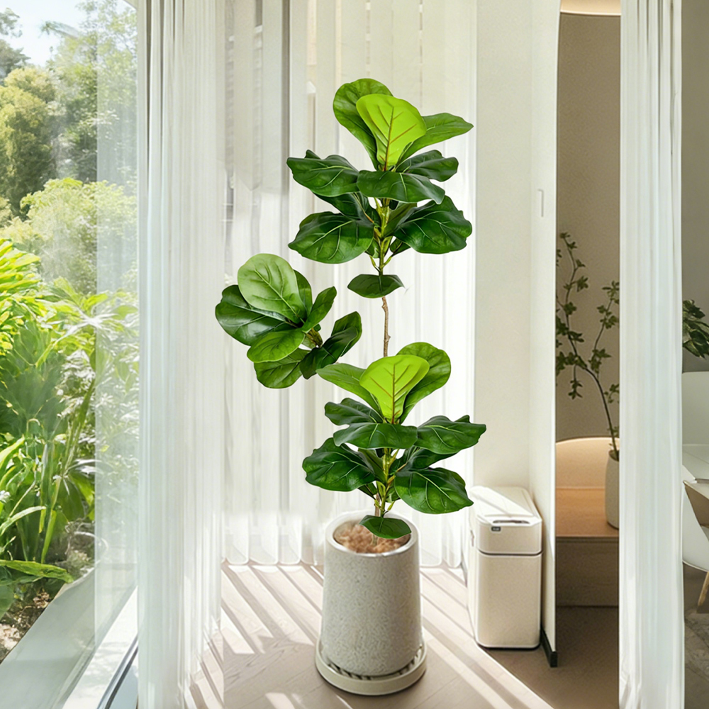 70-135cm Large Artificial Fidd - Ficus Lyrata Tree avaliação e preço