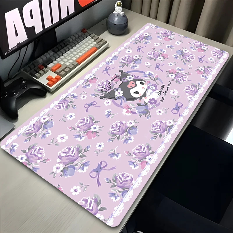 Office Computer Desk Mat Kurom - Tradescantia Purple avaliação e preço