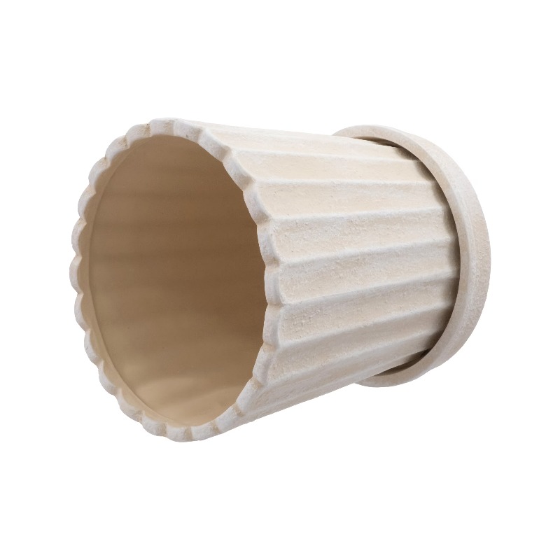 8 Inch Shell Planter Cream Cer - Aloe Vera Pot avaliação e preço