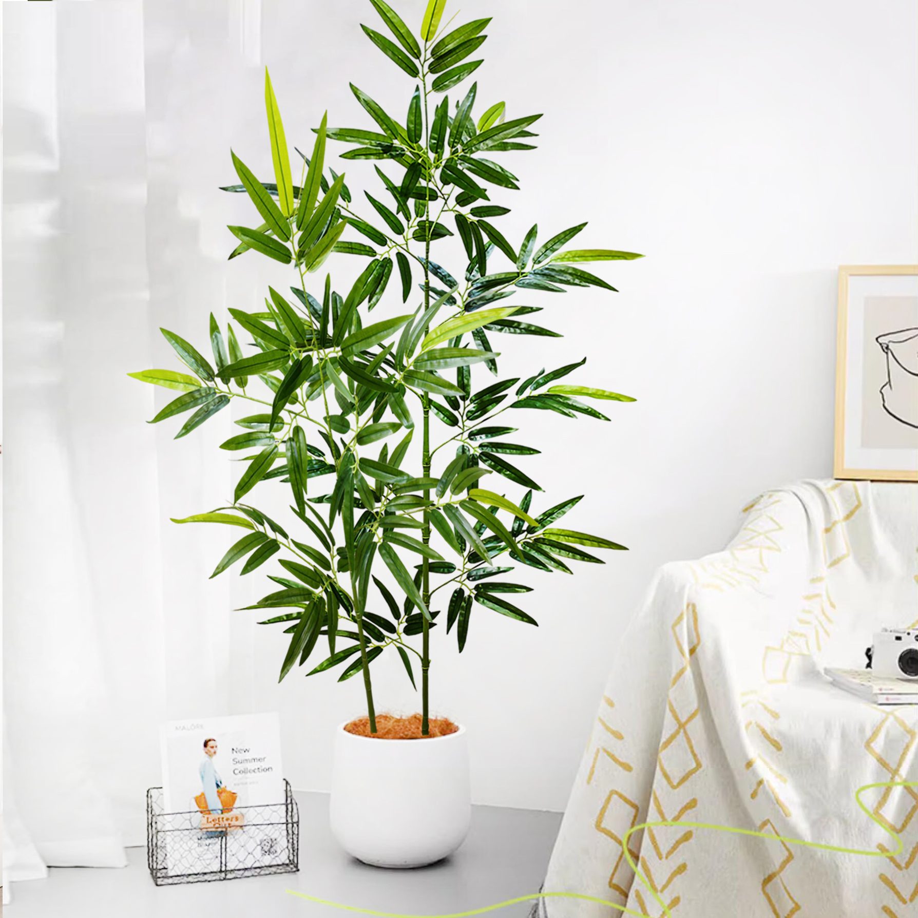 100-240cm/94.4in Artificial ba - Dracaena Marginata avaliação e preço
