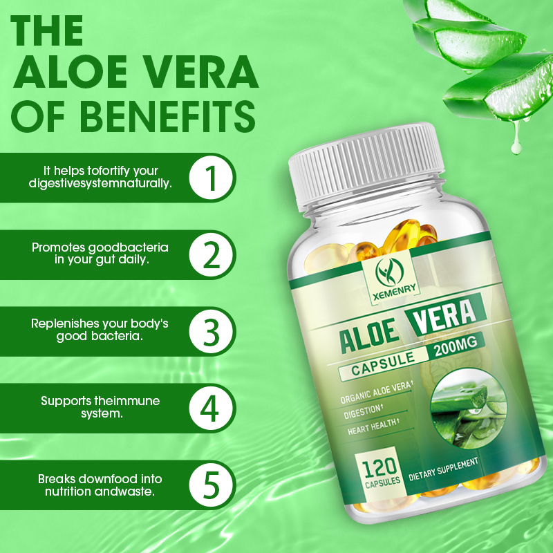 Aloe Vera Capsules - Help Prom - Aloe Vera Pot avaliação e preço