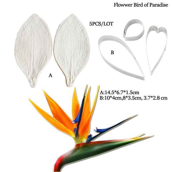 Large Gumpaste Strelitzia Bird - Bird Paradise Strelitzia avaliação e preço