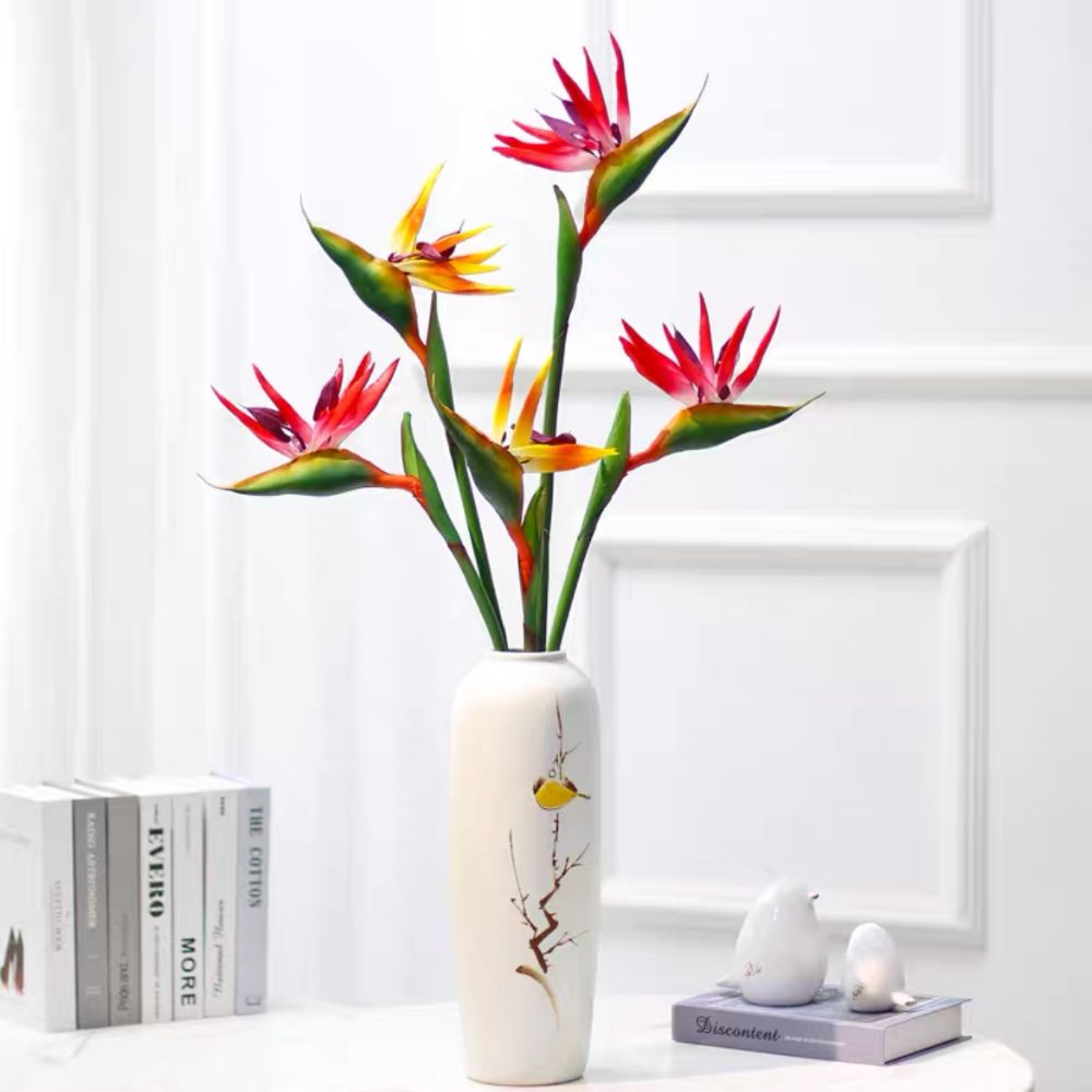 New Long Stem Artificial Bird  - Bird Paradise Strelitzia avaliação e preço