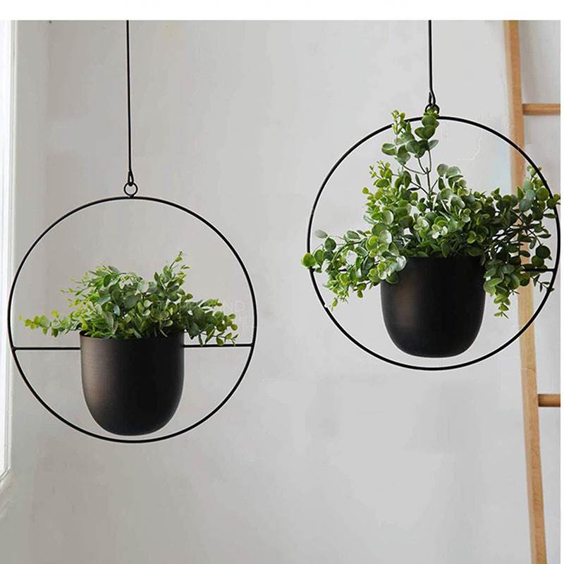 Hanging Iron Art Plant Pots Ba - Spider Plant Hanging avaliação e preço
