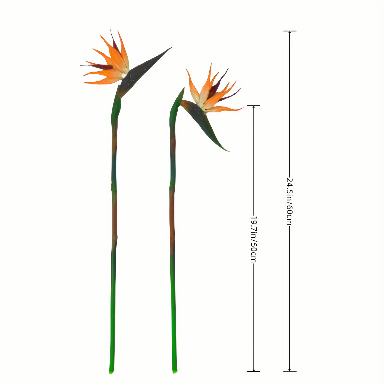 3Pcs Artificial Heaven Bird Fl - Bird Paradise Strelitzia avaliação e preço