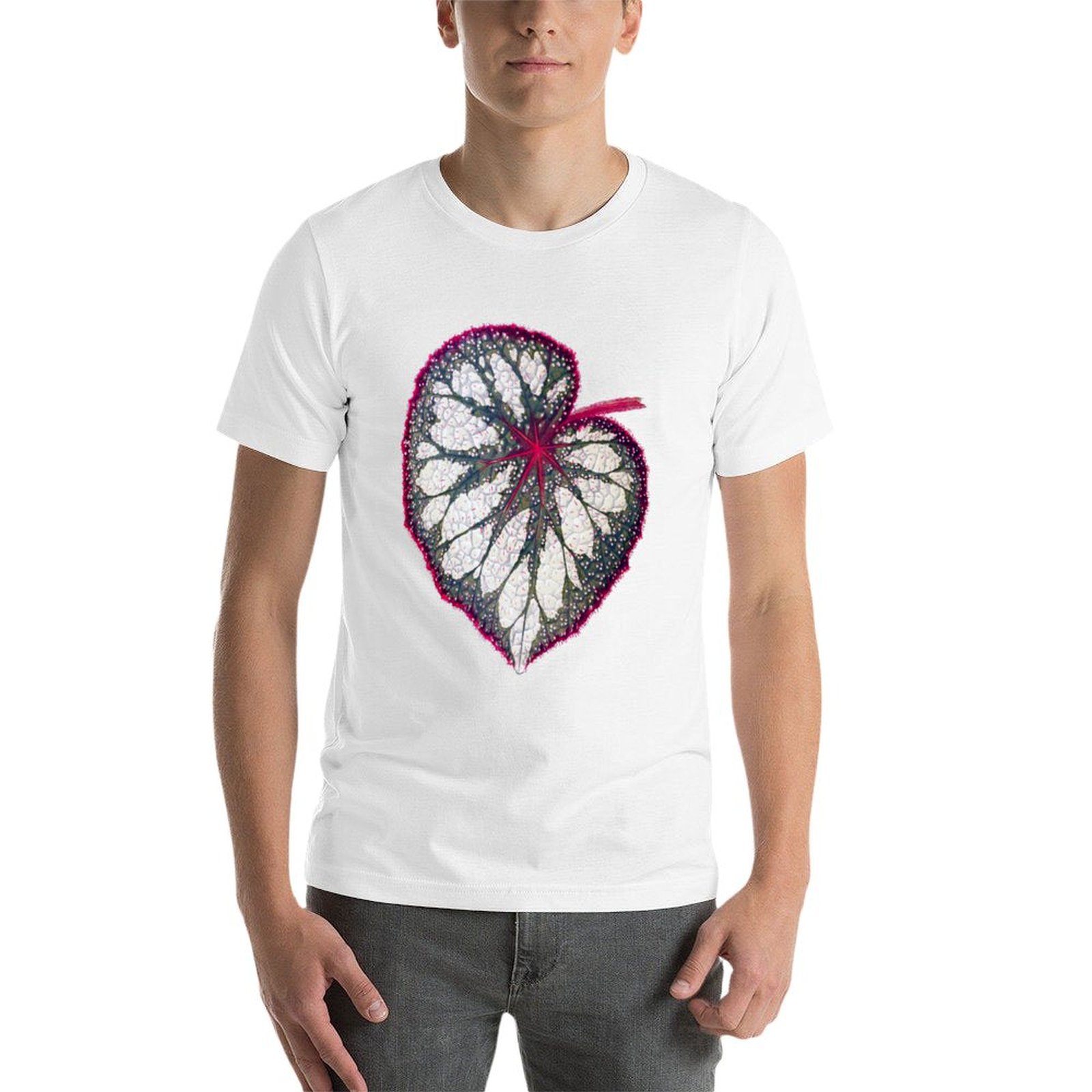 Begonia rex T-Shirt man graphi - Begonia Rex avaliação e preço