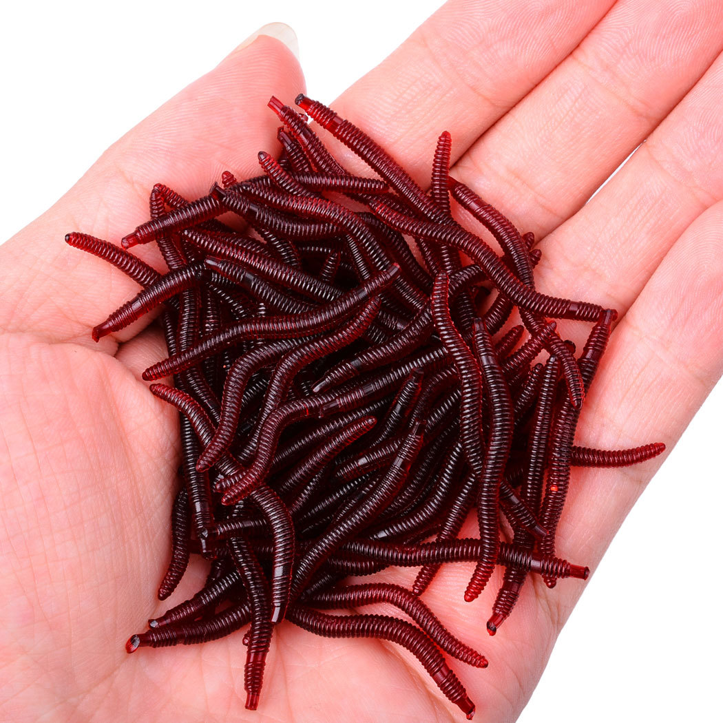 20PCS-100PCS 3.5cm 0.15g Soft  - Aglaonema Red avaliação e preço