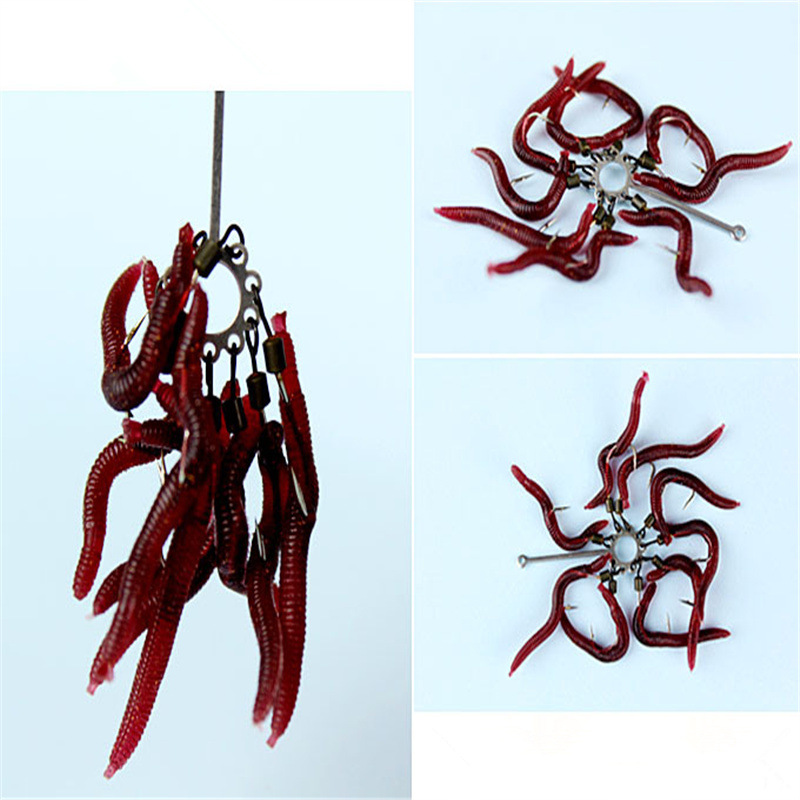 20PCS-100PCS 3.5cm 0.15g Soft  - Aglaonema Red avaliação e preço