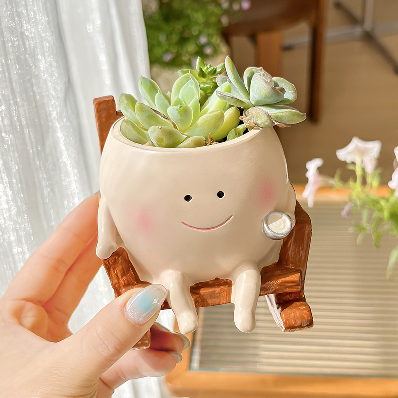 Stylish Cute Cartoon Ghost Res - Echeveria Succulent avaliação e preço