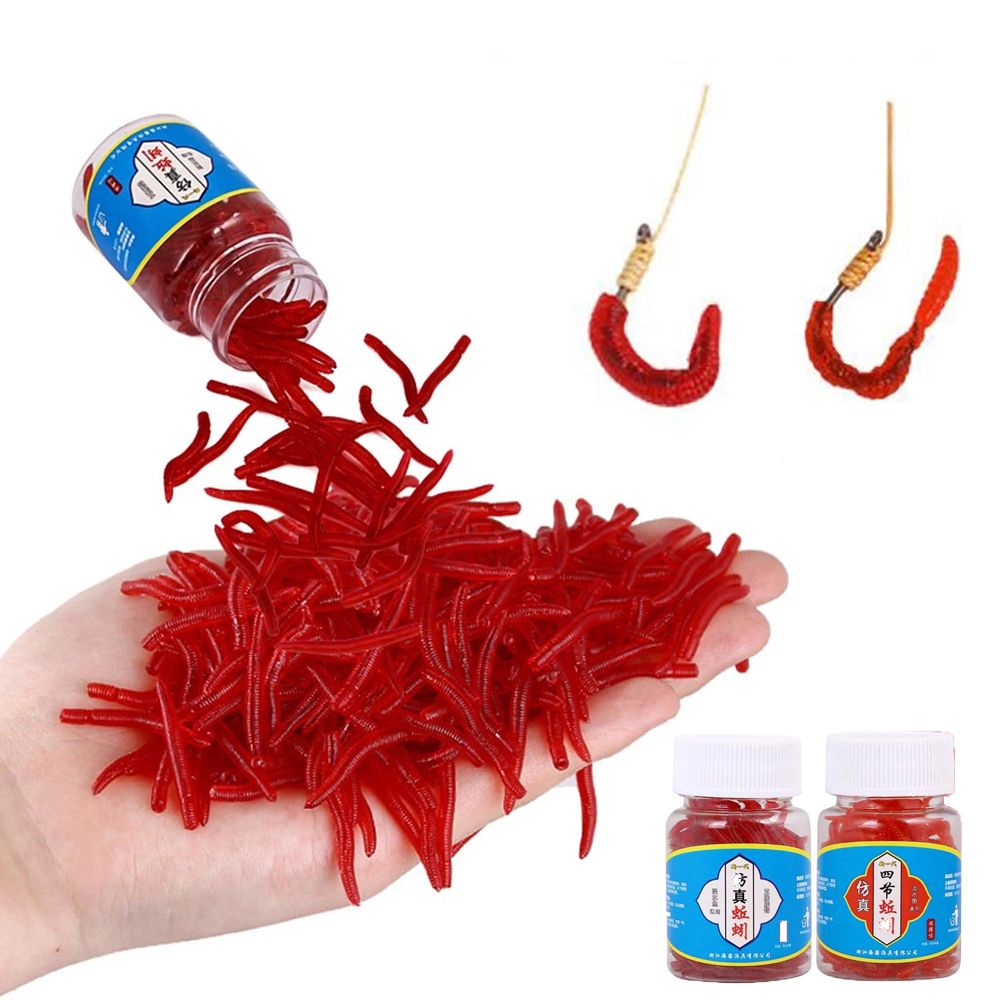 100pcs/Bottle Realistic Tackle - Aglaonema Red avaliação e preço