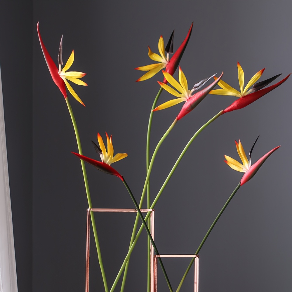 Artificial Flowers Bird of Par - Bird Paradise Strelitzia avaliação e preço