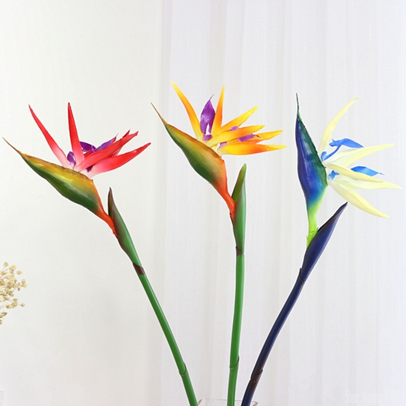 90CM silicone paradise bird st - Bird Paradise Strelitzia avaliação e preço