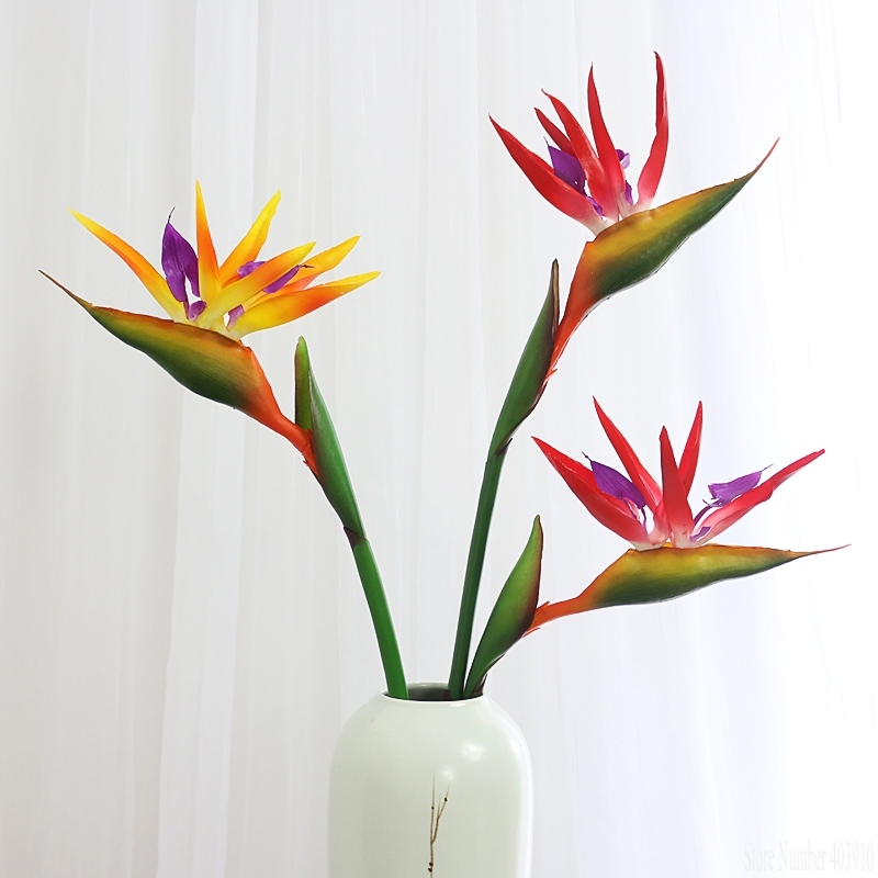 90CM silicone paradise bird st - Bird Paradise Strelitzia avaliação e preço