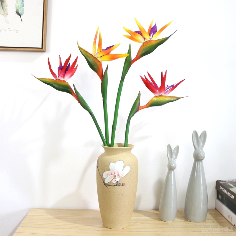 90CM silicone paradise bird st - Bird Paradise Strelitzia avaliação e preço