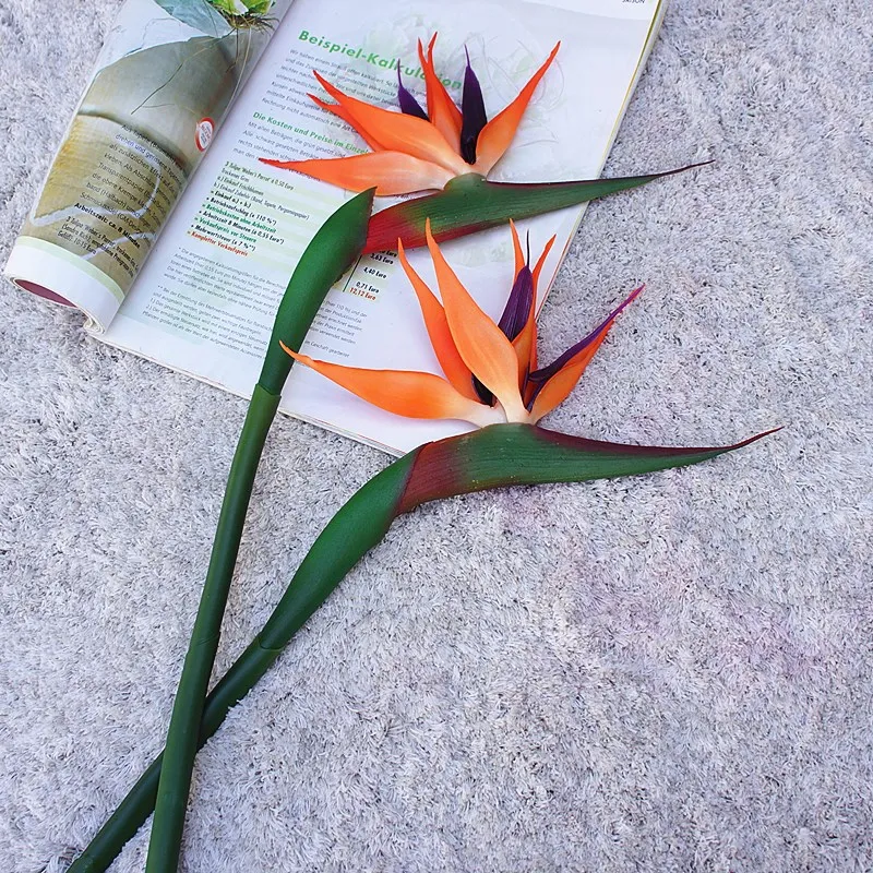80CM artificial real touch flo - Bird Paradise Strelitzia avaliação e preço