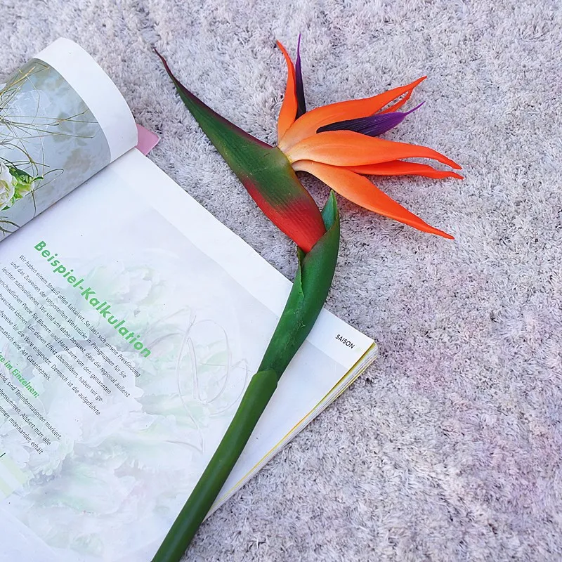 80CM artificial real touch flo - Bird Paradise Strelitzia avaliação e preço
