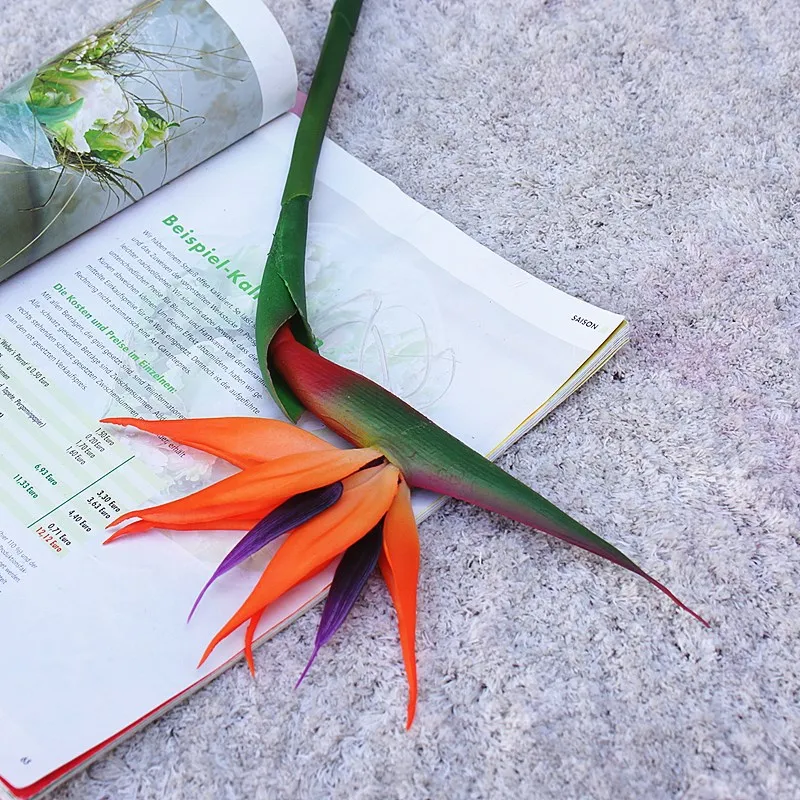 80CM artificial real touch flo - Bird Paradise Strelitzia avaliação e preço