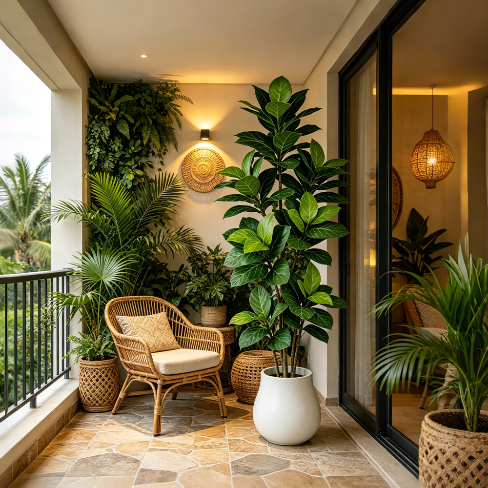 70-130cm Large Artificial Bany - Ficus Lyrata Tree avaliação e preço