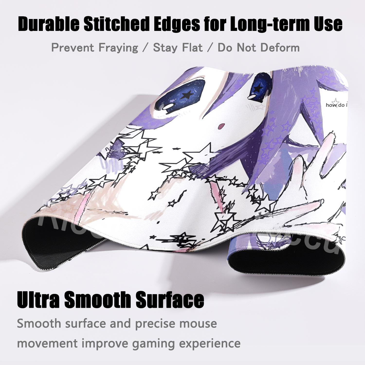 Purple Anime Girls Large Mouse - Tradescantia Purple avaliação e preço