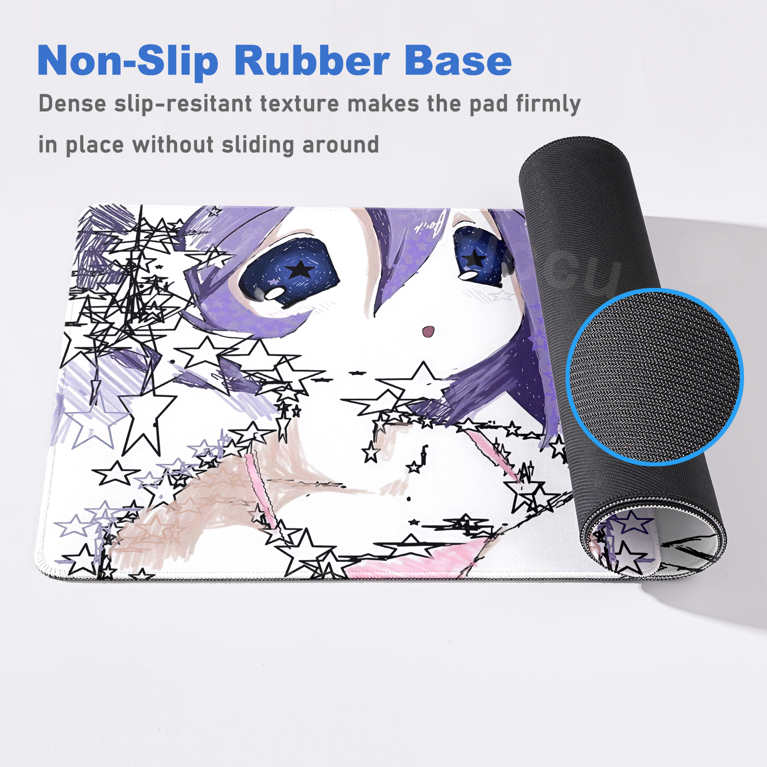 Purple Anime Girls Large Mouse - Tradescantia Purple avaliação e preço