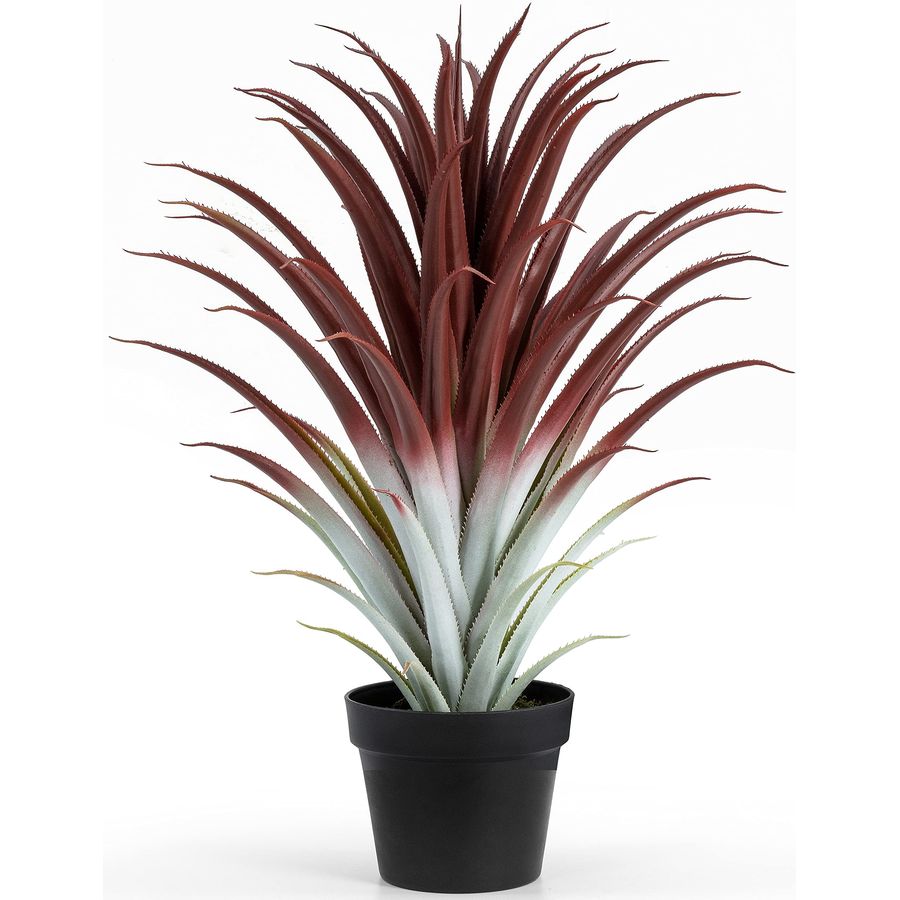 Hyper Realistic Big Red Artifi - Aloe Vera Pot avaliação e preço