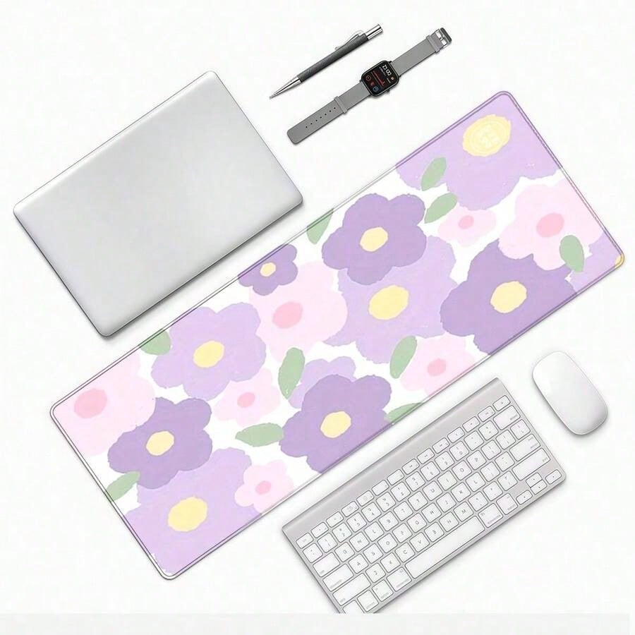 Purple Flower Mouse Pad - Larg - Tradescantia Purple avaliação e preço