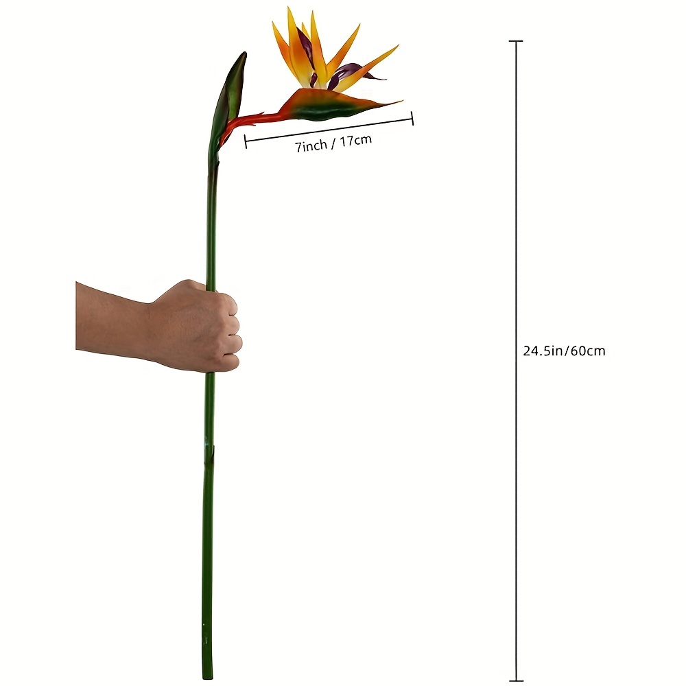 3pcs Artificial Bird Of Paradi - Bird Paradise Strelitzia avaliação e preço