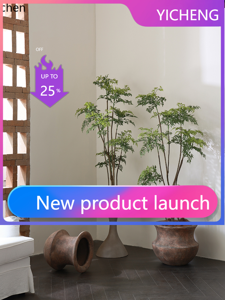 LYY  Floor Vase Green Plant Ar - Ficus Lyrata Tree avaliação e preço