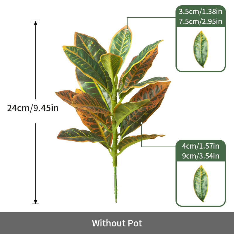24-41cm Artificial Plants Fake - Ficus Lyrata Tree avaliação e preço