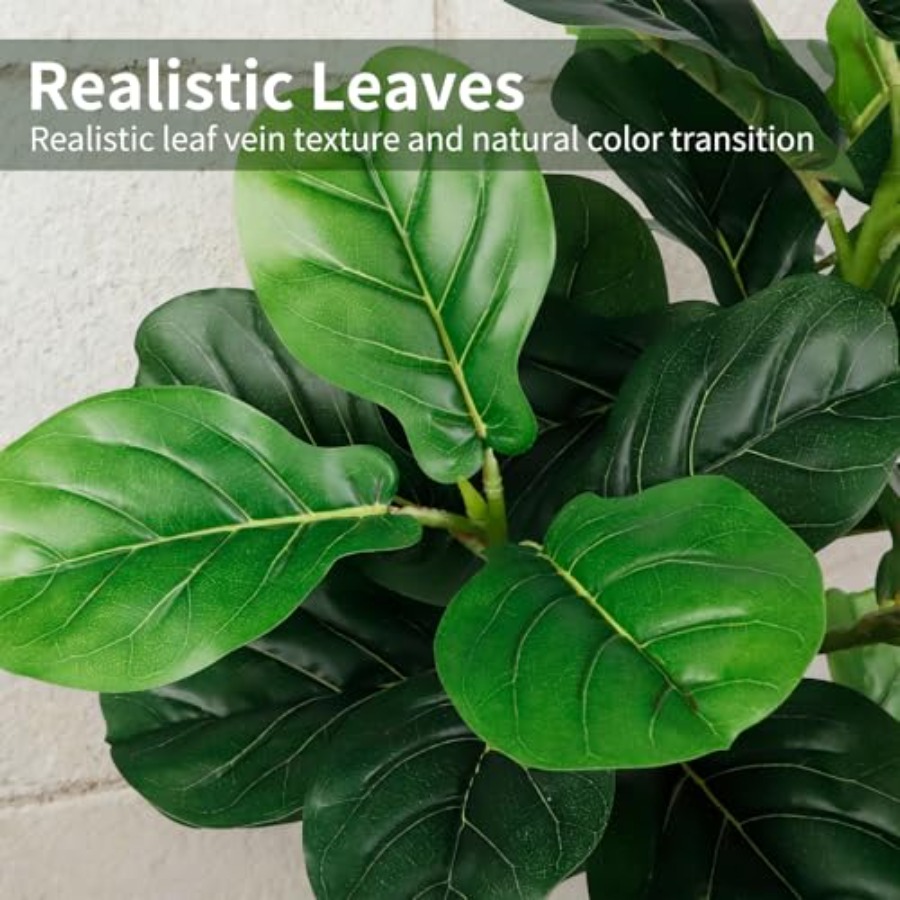 5Feet Artificial Fiddle Leaf F - Ficus Lyrata Tree avaliação e preço