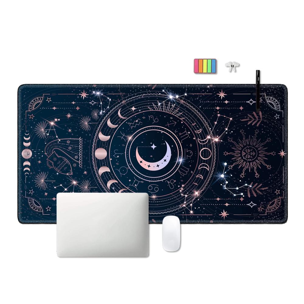 Night view Moon Star Mouse Pad - Tradescantia Purple avaliação e preço