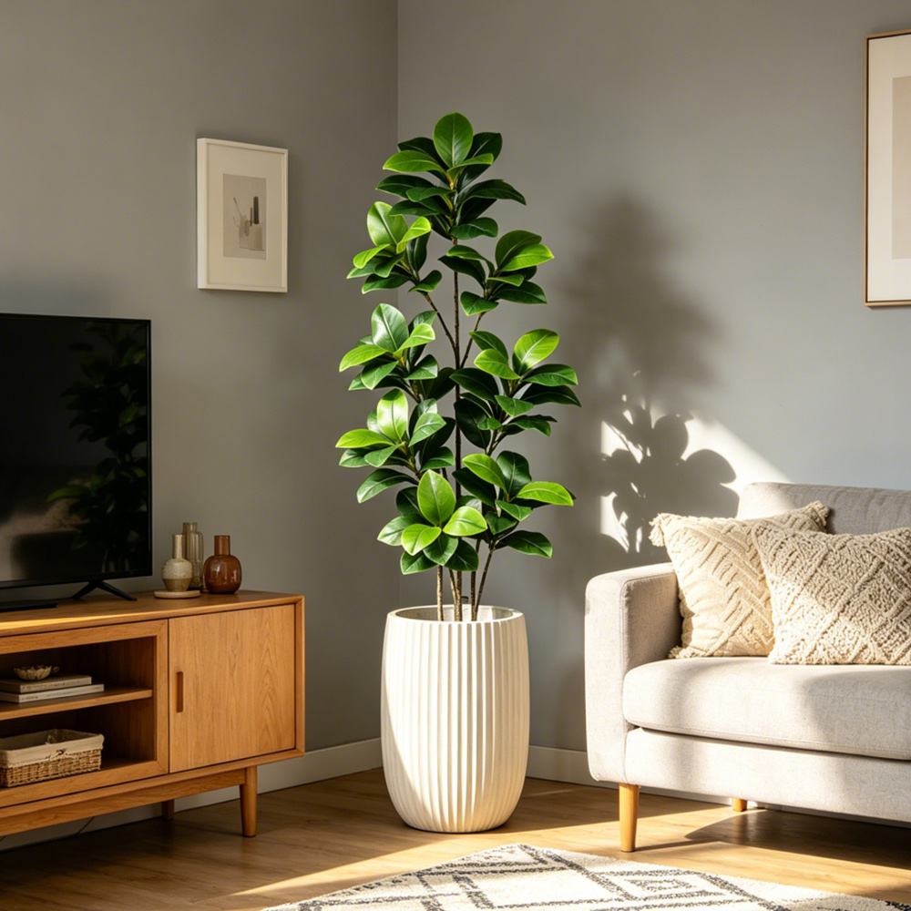 74-140cm Large Artificial Bany - Ficus Lyrata Tree avaliação e preço