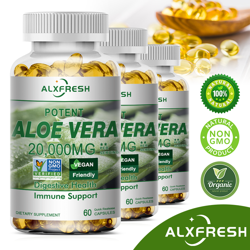 Aloe Vera Capsules Improve Dig - Aloe Vera Pot avaliação e preço