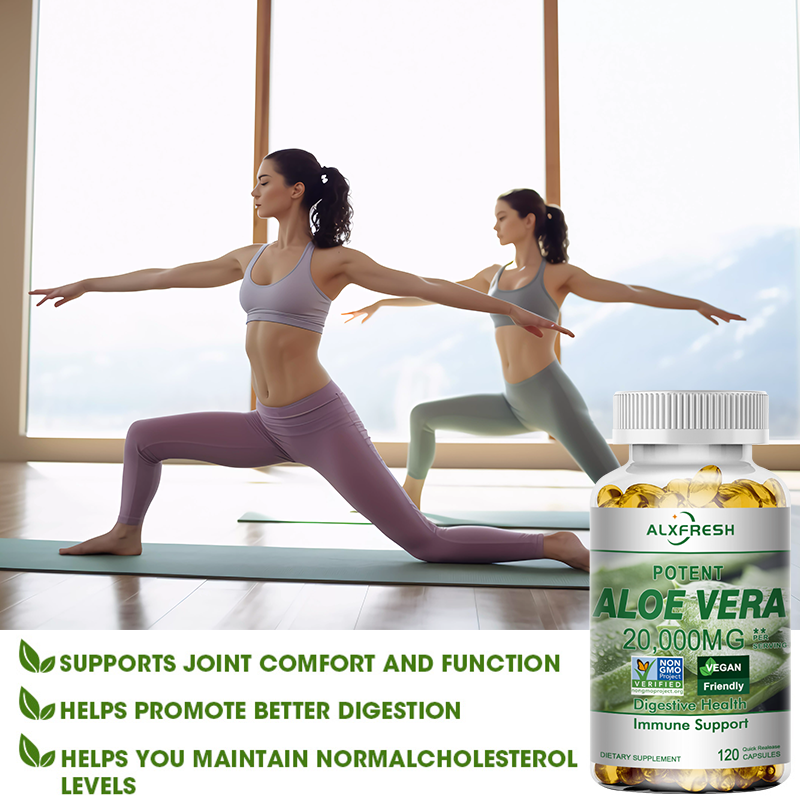 Aloe Vera Capsules Improve Dig - Aloe Vera Pot avaliação e preço