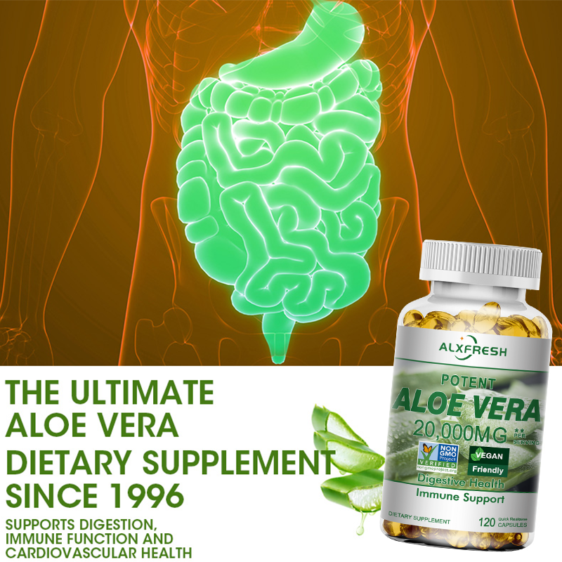 Aloe Vera Capsules Improve Dig - Aloe Vera Pot avaliação e preço