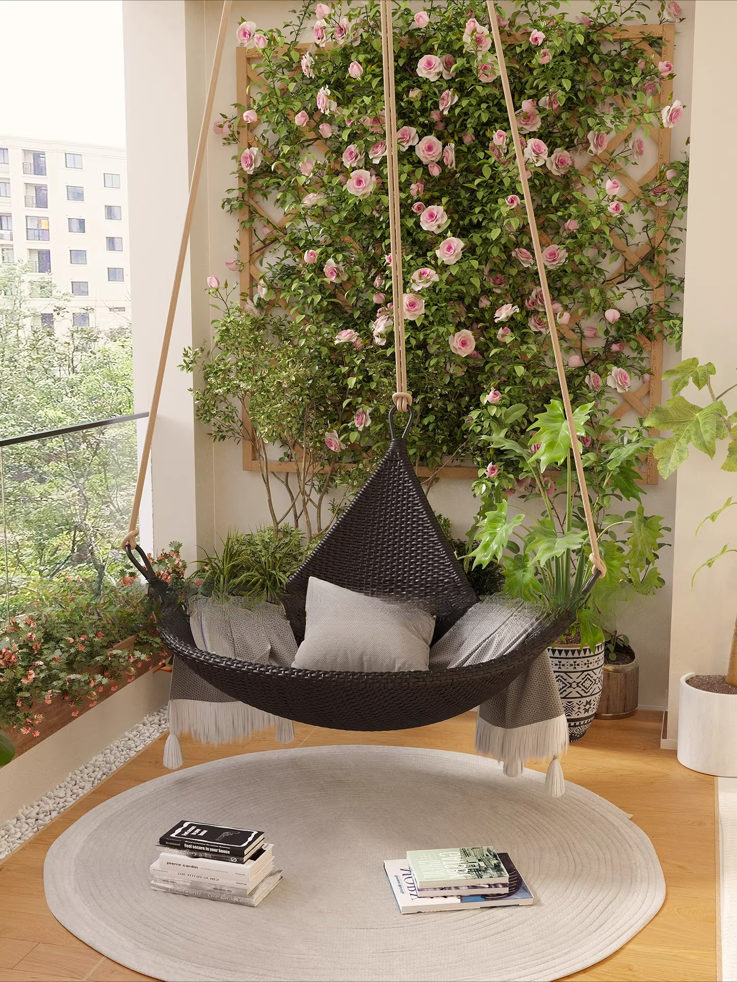 hanging chair cradle hanging b - Spider Plant Hanging avaliação e preço