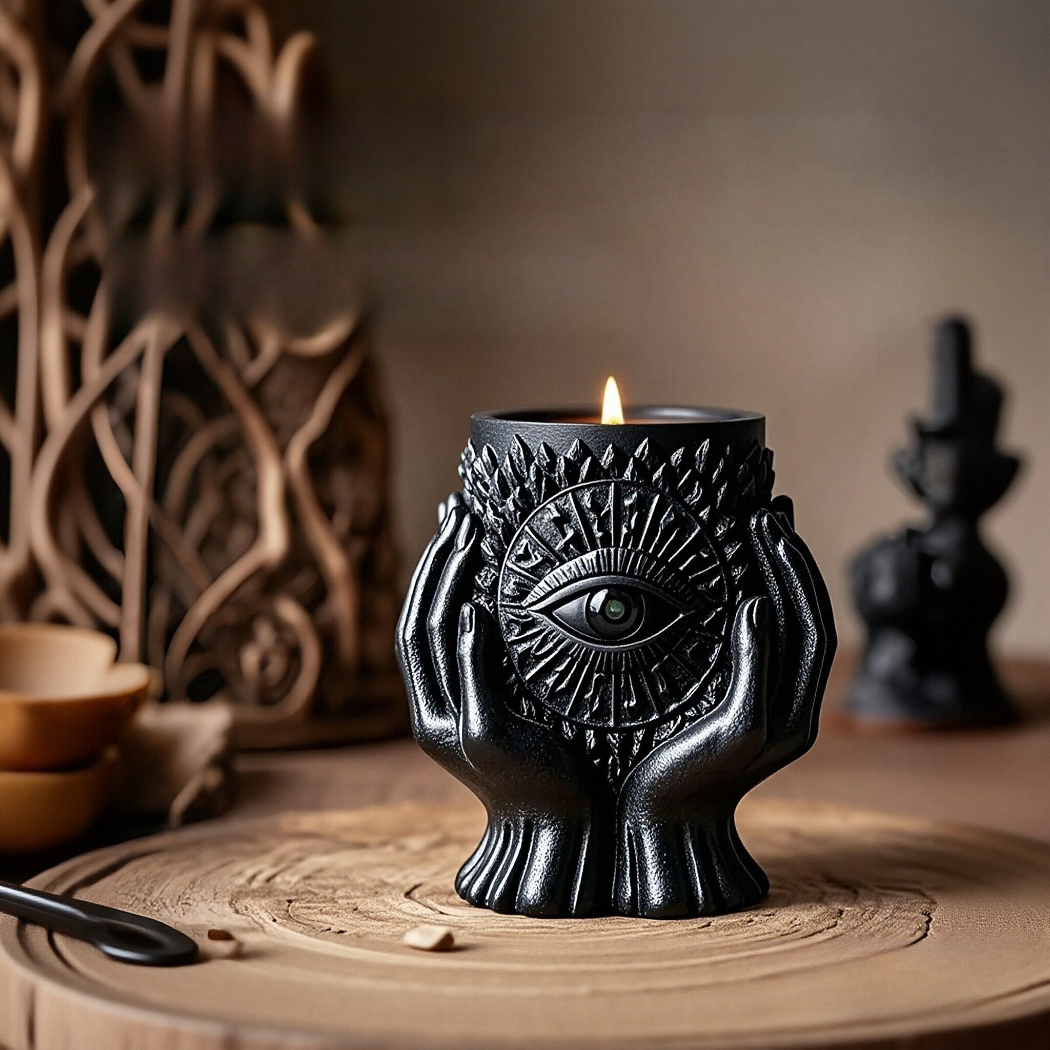 Guardian Eye Candle Cup Silico - Echeveria Succulent avaliação e preço