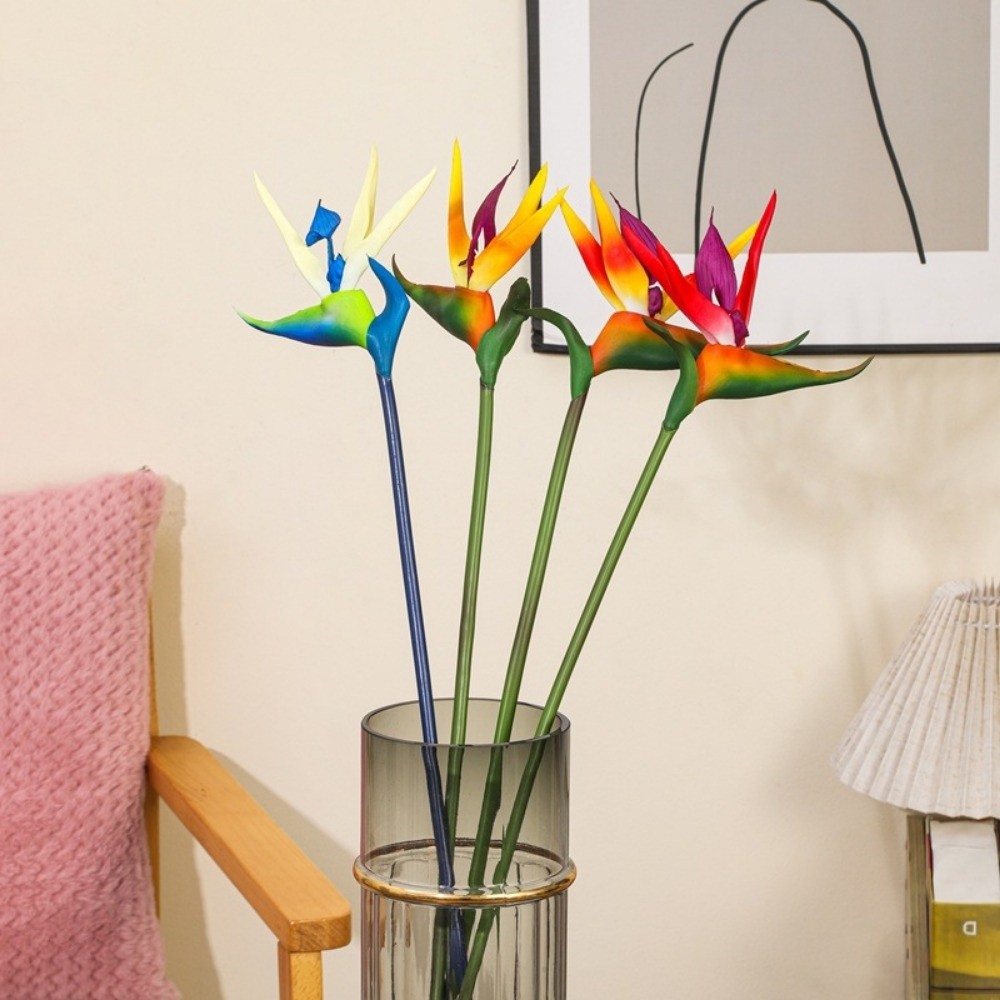 New Long Stem Artificial Bird  - Bird Paradise Strelitzia avaliação e preço