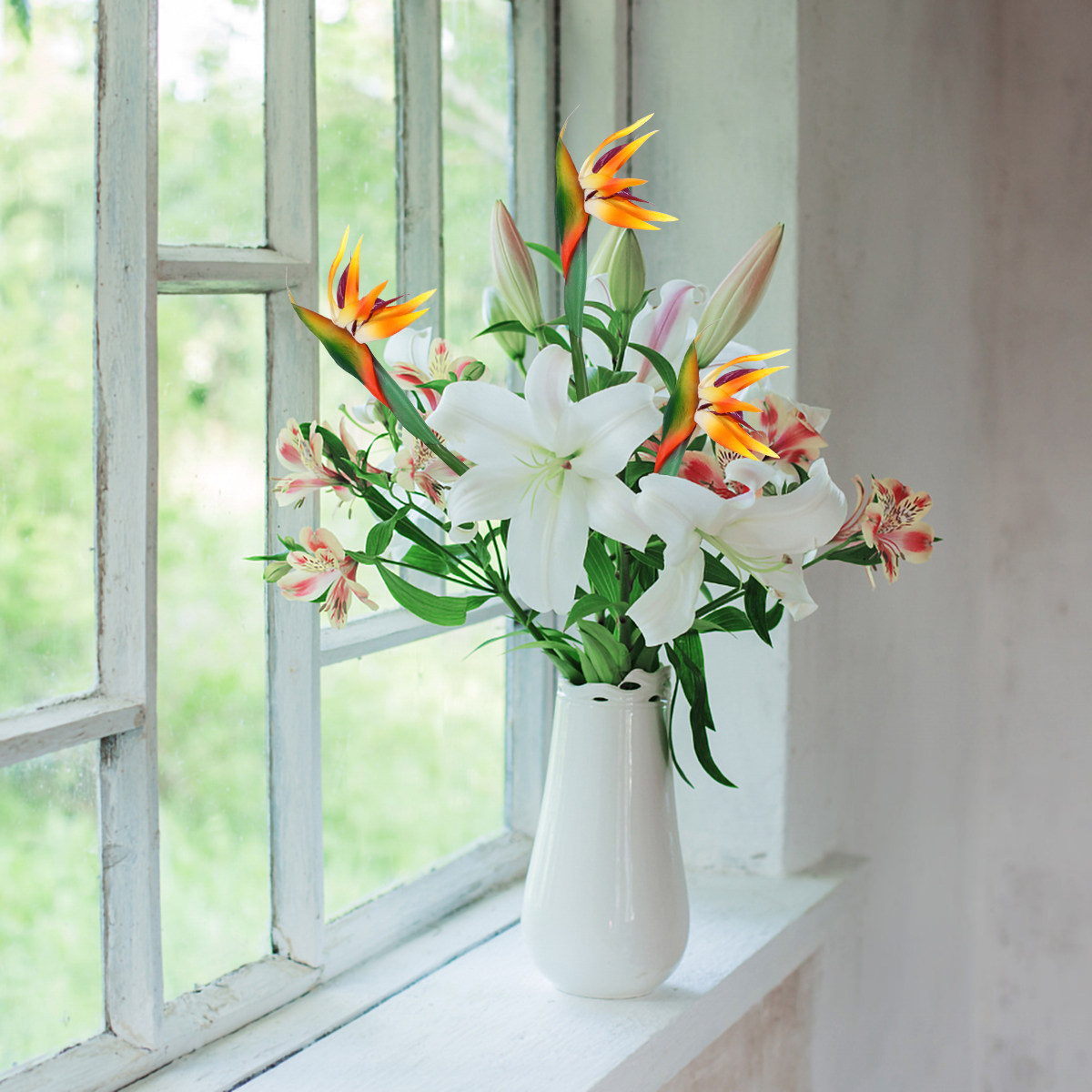 Real Touch Artificial Bird of  - Bird Paradise Strelitzia avaliação e preço