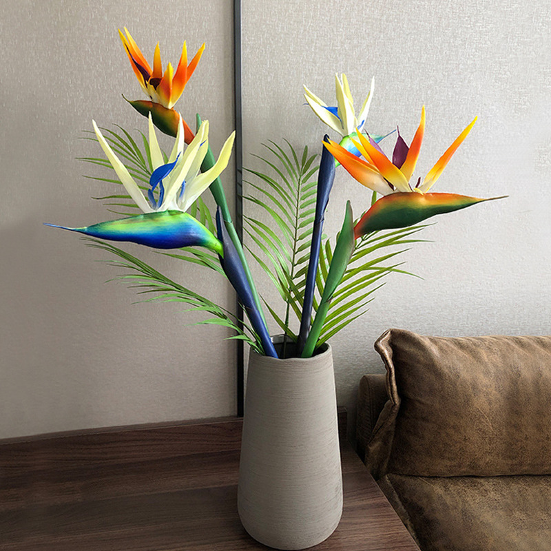 3pcs Artificial Bird Of Paradi - Bird Paradise Strelitzia avaliação e preço