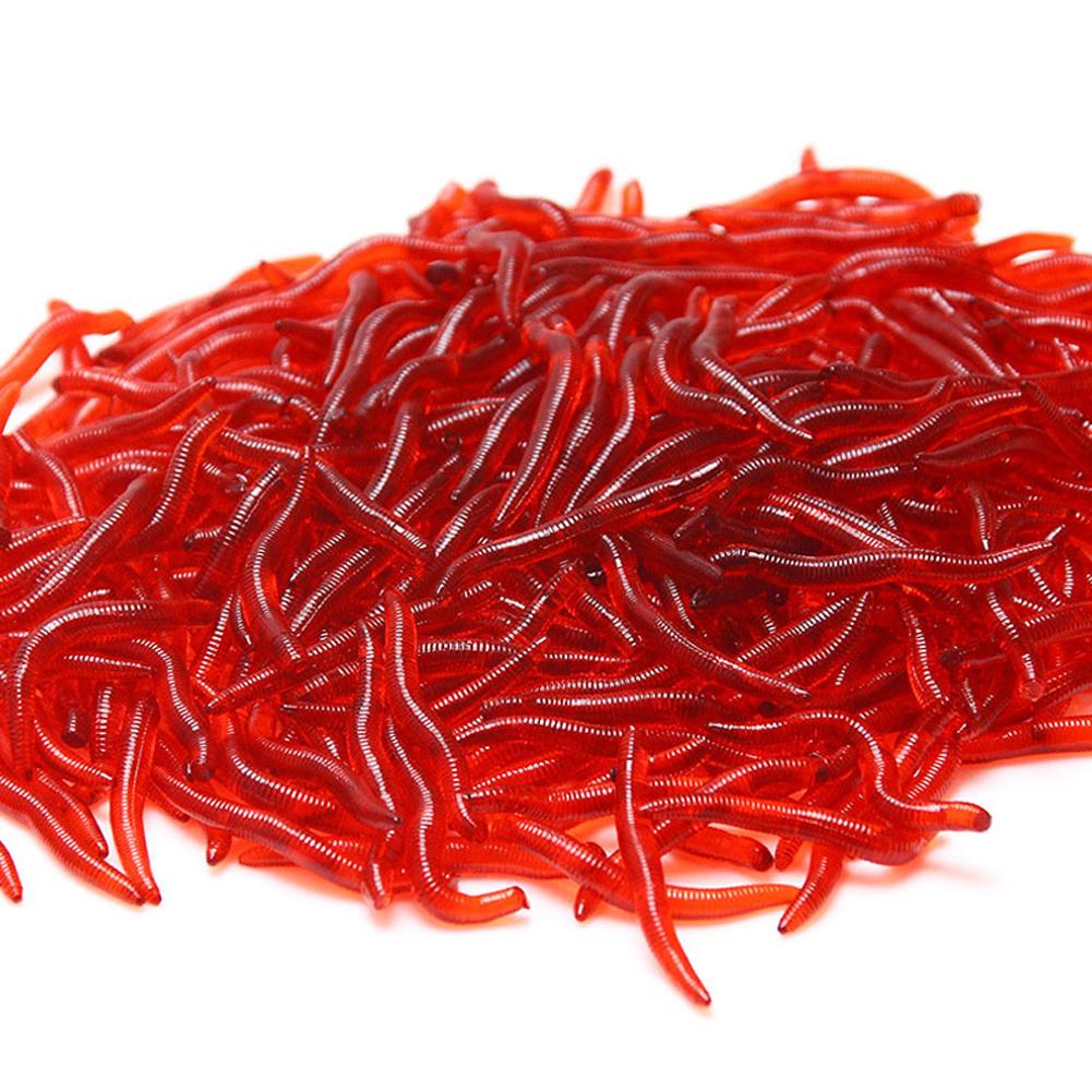 50/100PCS Soft Lure Bass Bream - Aglaonema Red avaliação e preço
