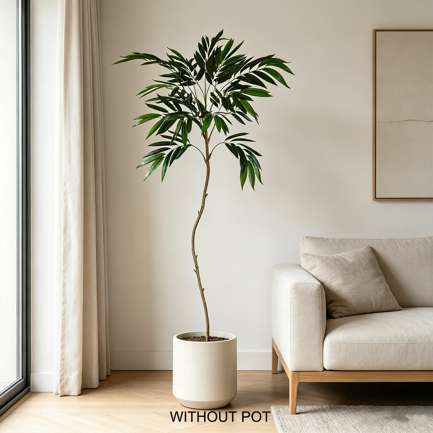 65-210cm/6.9ft Artificial Will - Ficus Lyrata Tree avaliação e preço